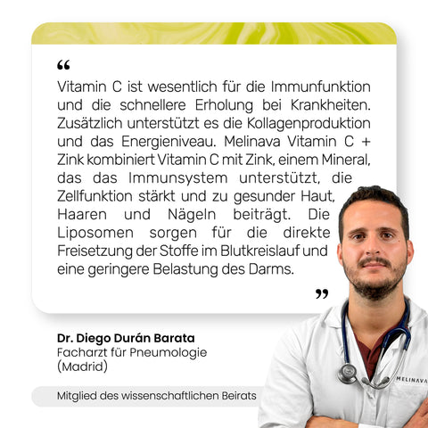 Liposomales Vitamin C + Zink
